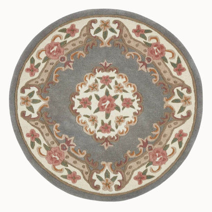 Shensi Grey Medallion Rug