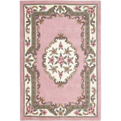 Shensi Pink Medallion Rug