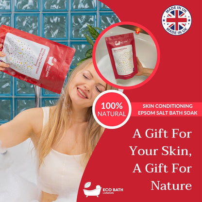 Eco Bath London Skin Conditioning Epsom Salt Bath Soak - Pouch