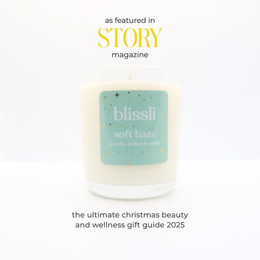 soft haze – jasmine, amber & vanilla 220g soy candle