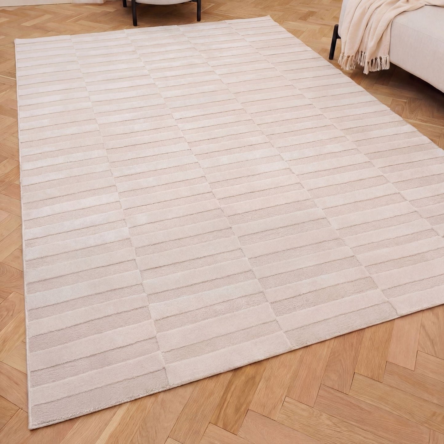 Loft Striped Cream Rug