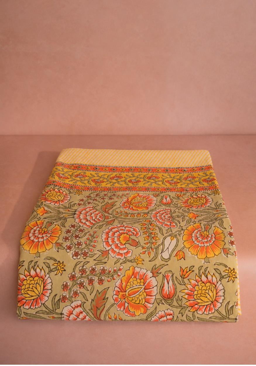 Mughal Rajan Floral Tablecloth
