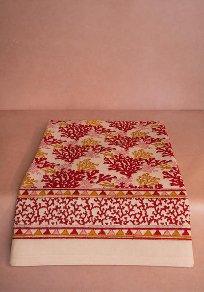 Rose Coral Tablecloth