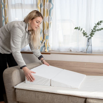 Memory-Foam Travel Bed Foam Wedge