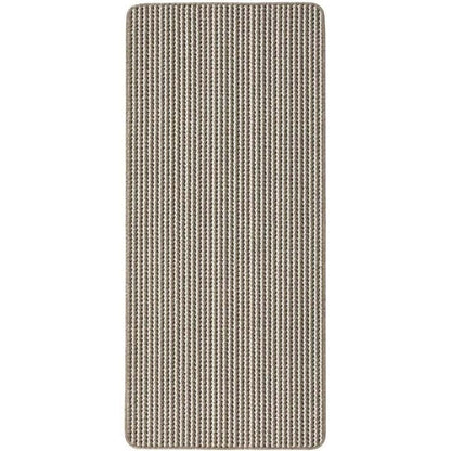 Twist Stripe Washable Mat and Runner Beige