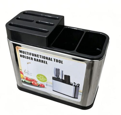 Kitchen Cutlery Holder Knife Block Storage Rack Organizer Utensils Chopstick Box(US Logistics only For USPS.TK/TMEU only For self-pickup)