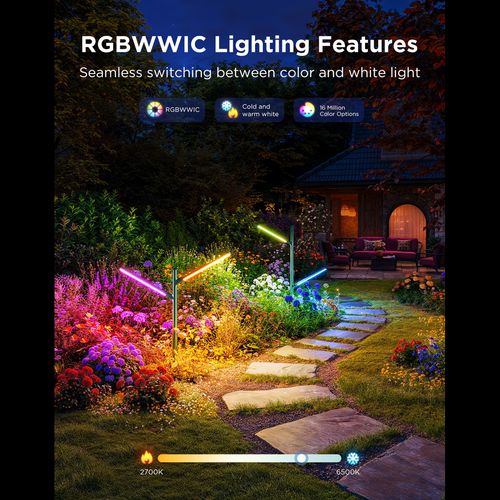GOVEE RGBICWW GARDEN LIGHTS (2 PACK)
