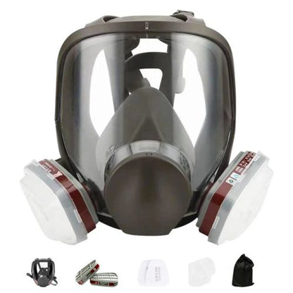 Reusable Full Face  Mask  Respirator for Woodworking Painting Welding Mask (US Logistics only For USPS.TK/TMEU only For self-pickup)