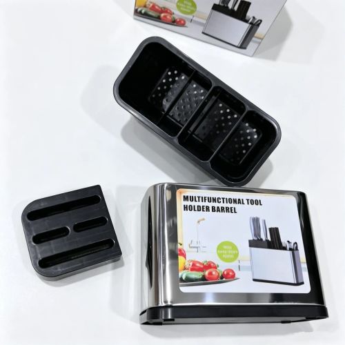 Kitchen Cutlery Holder Knife Block Storage Rack Organizer Utensils Chopstick Box(US Logistics only For USPS.TK/TMEU only For self-pickup)