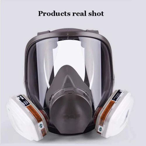 Reusable Full Face  Mask  Respirator for Woodworking Painting Welding Mask (US Logistics only For USPS.TK/TMEU only For self-pickup)
