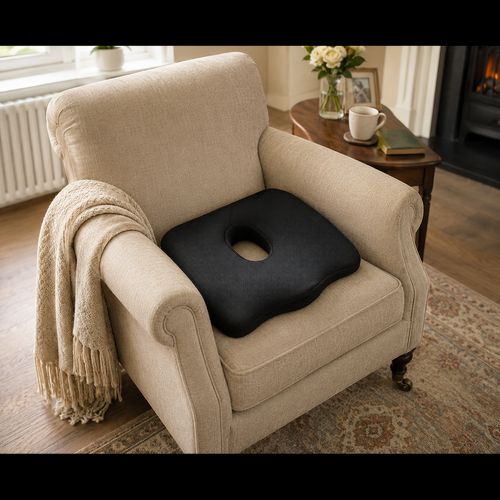 Coccyx Seat Cushion  ideal those who suffer from lower back pain.