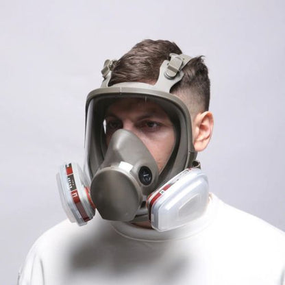 Reusable Full Face  Mask  Respirator for Woodworking Painting Welding Mask (US Logistics only For USPS.TK/TMEU only For self-pickup)