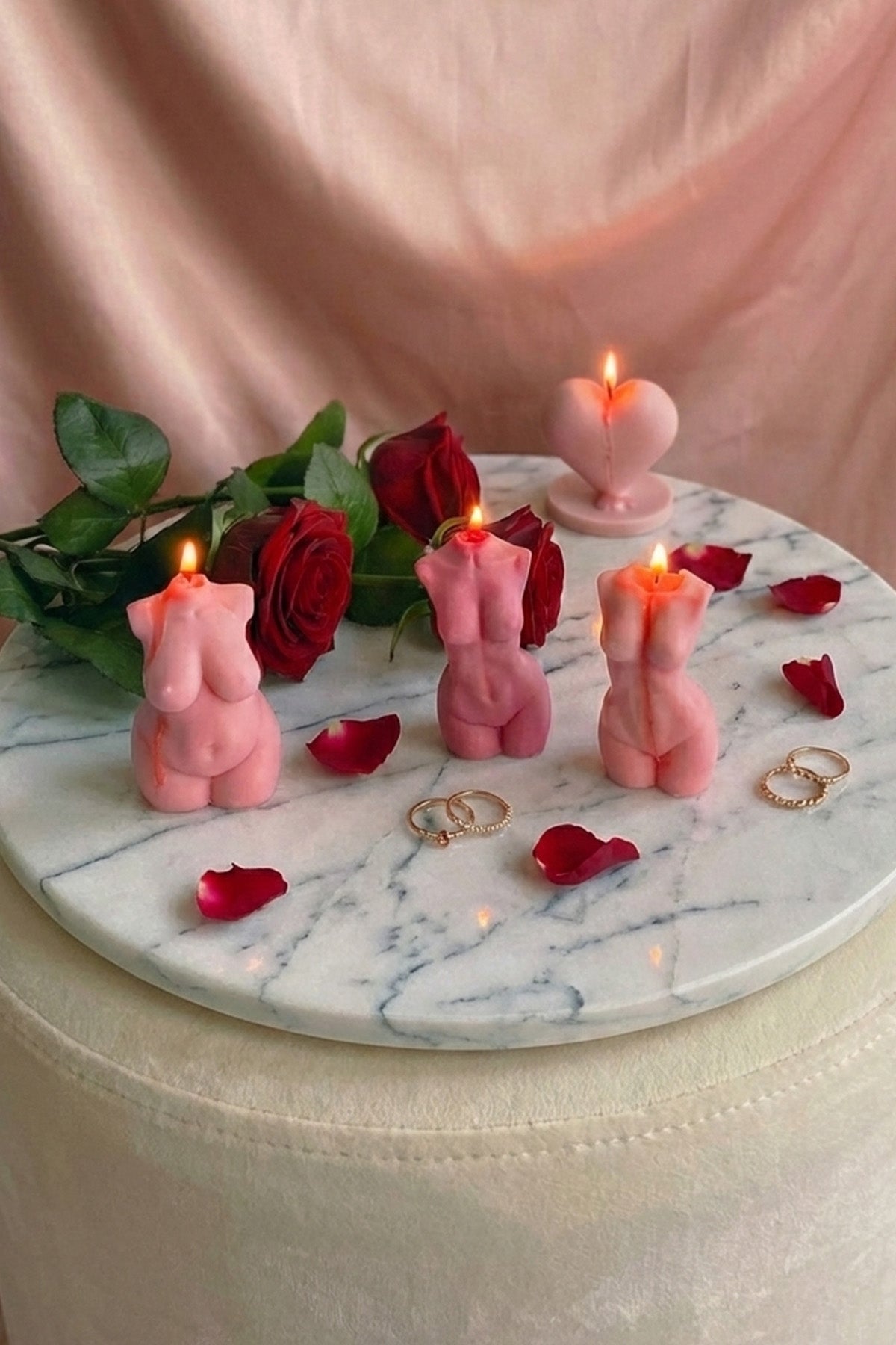 Trio of Body Candles