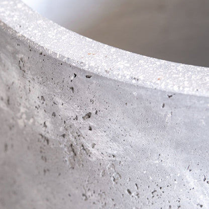 Vessara | Onyx Dusk – 75cm Extra Large Concrete Tall Vase Planter – 61L Round Plant Pot