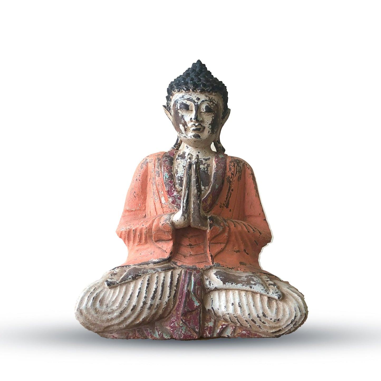 Hand Carved Buddha Statue - 40cm Welcome