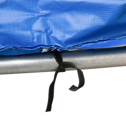 HOMCOM \'ce\'a6244cm Trampoline Pad Pads Replacement Trampoline Accessories Safety Surround Pads Padding - 8ft Blue