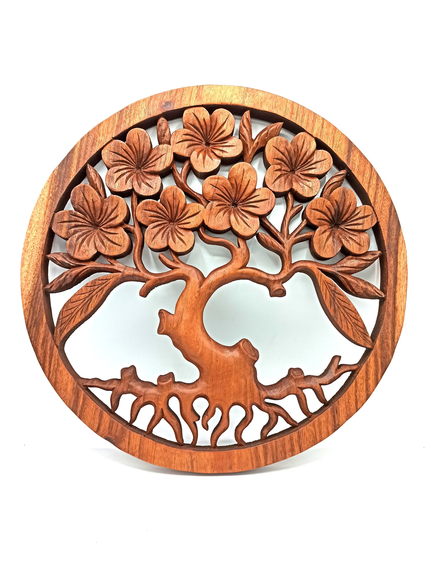 Hand Carved Buddha Statue - 40cm Welcome