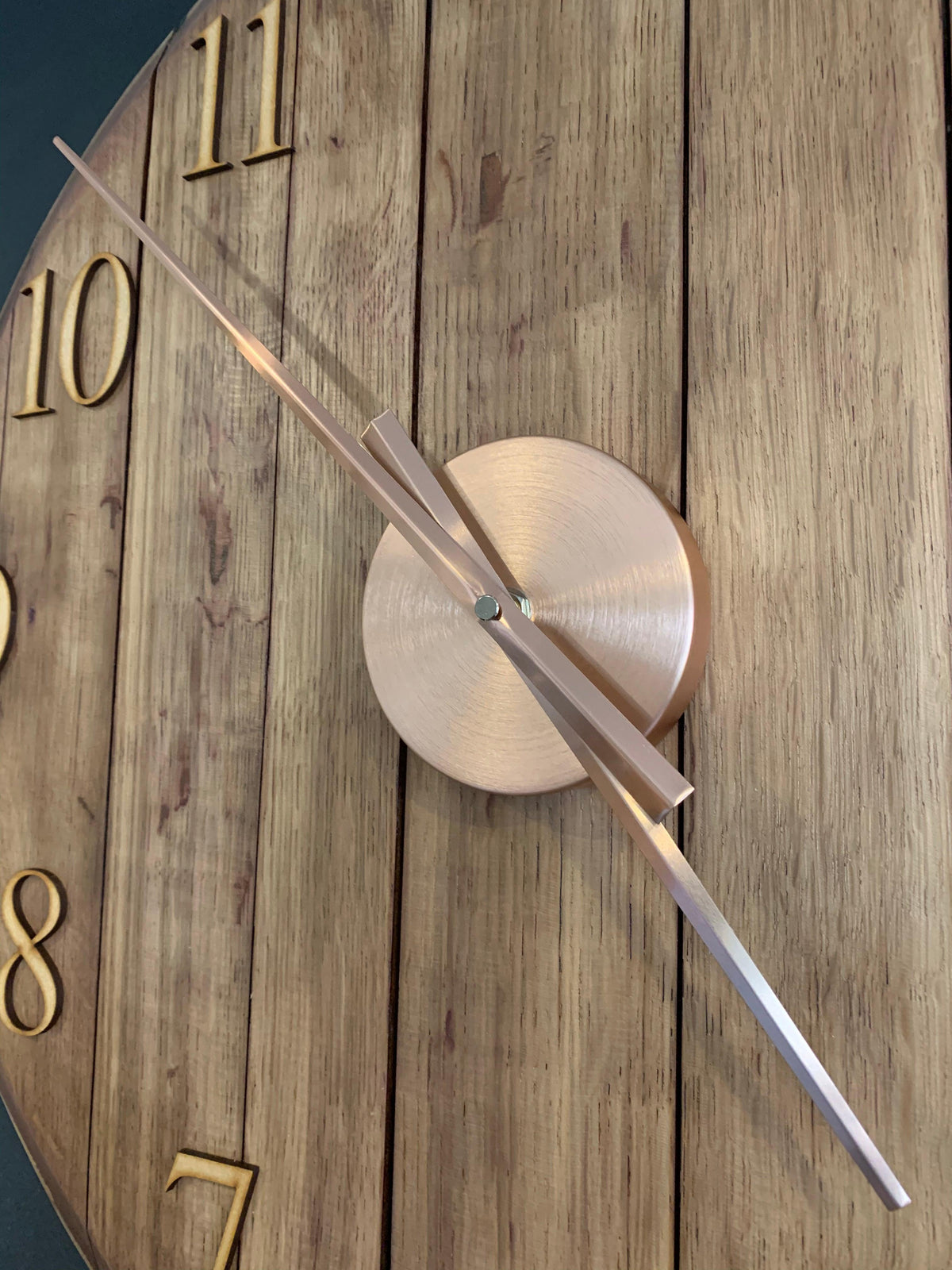 Reclaimed Whisky Barrel Clock | Handmade Oak Wall Clock