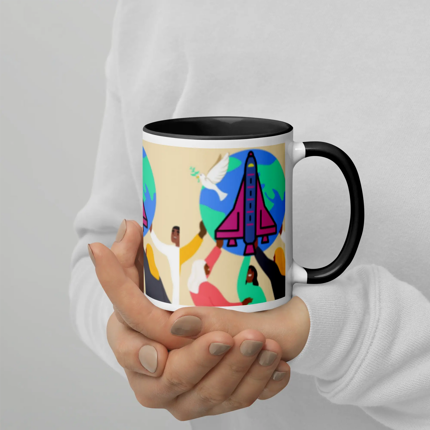First Home Mug with Color Inside