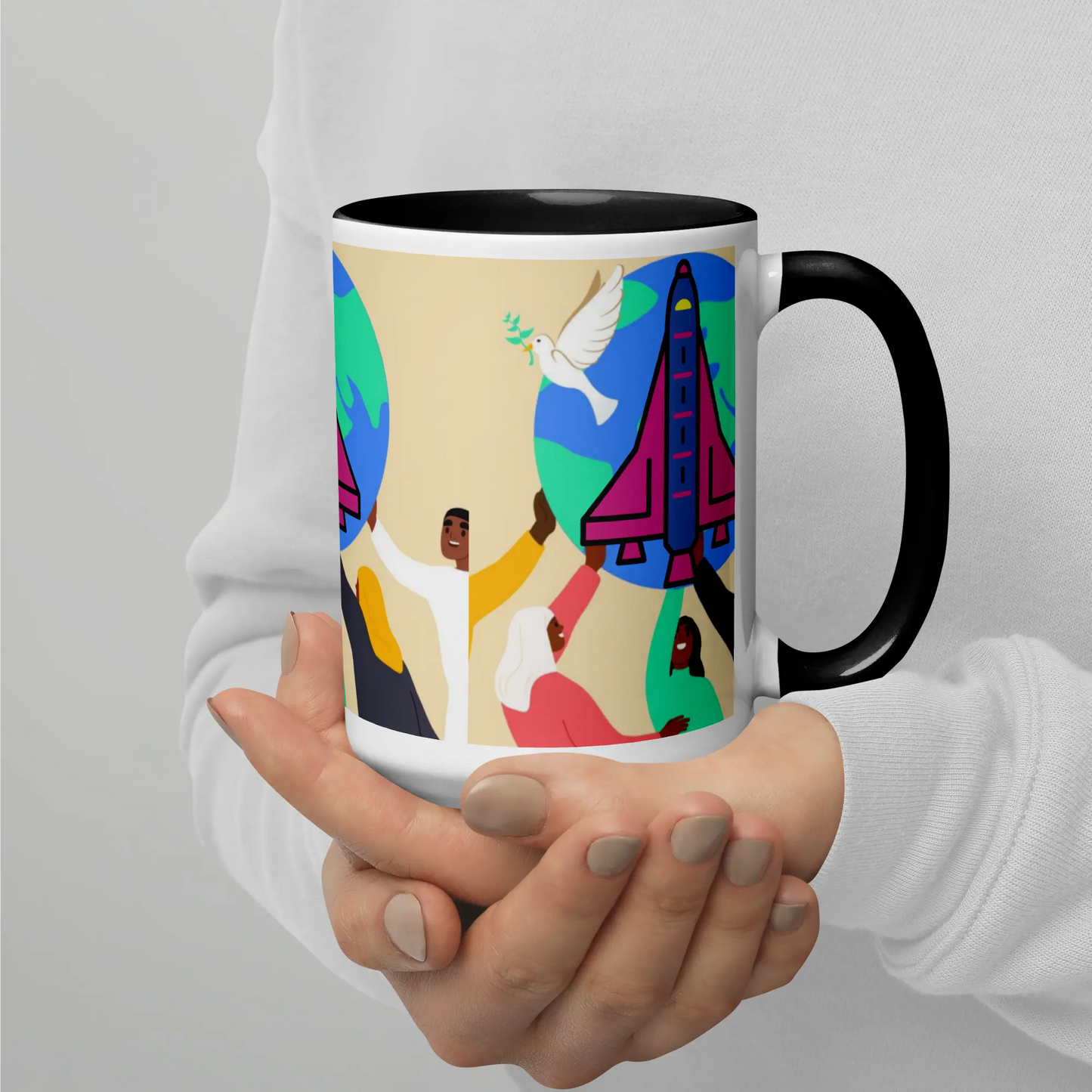 First Home Mug with Color Inside