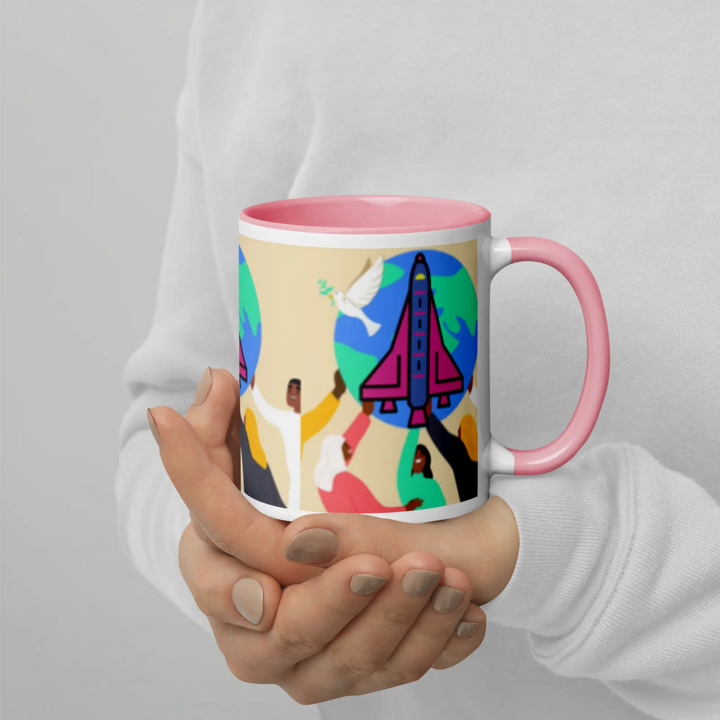 First Home Mug with Color Inside
