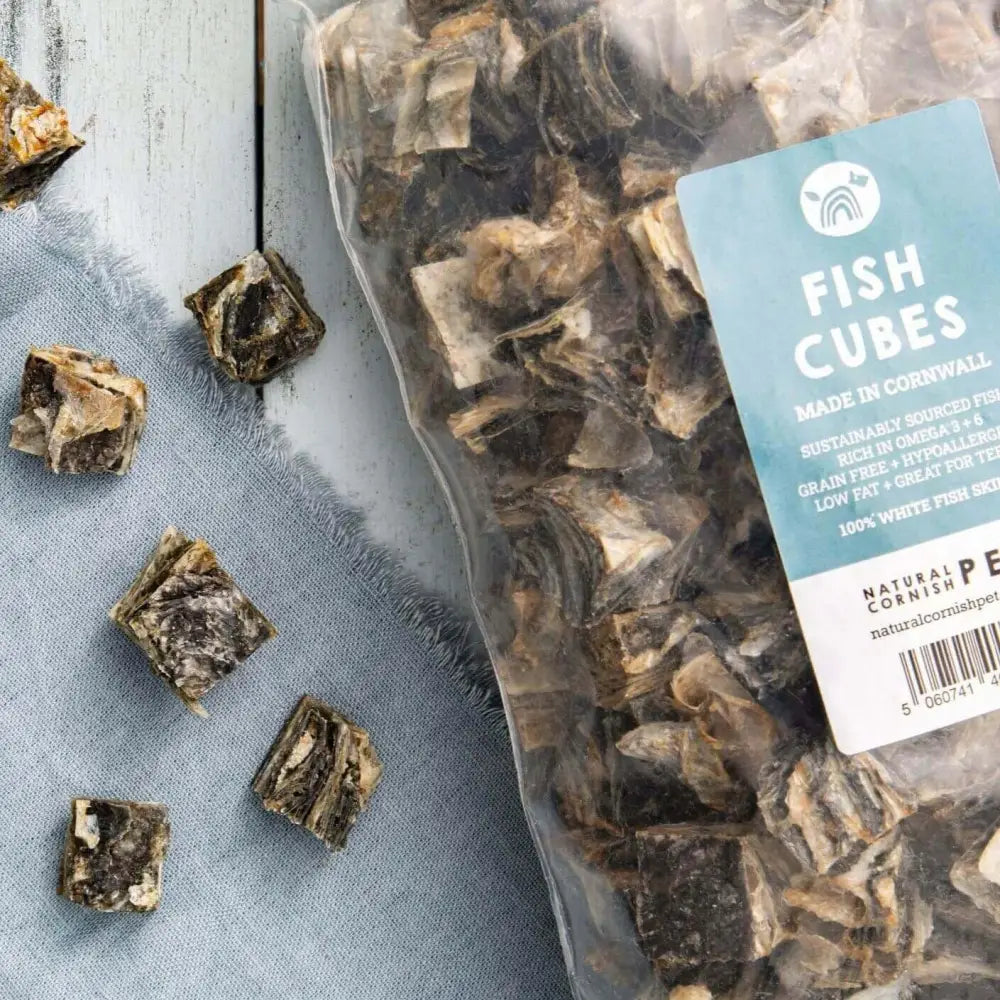 White Fish Cubes For Dogs