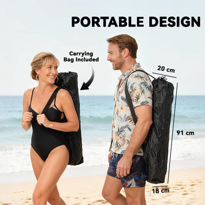 Outsunny Camping Chair Reclining Portable Camp Chair with Detachable Footrest Cup Holder Black