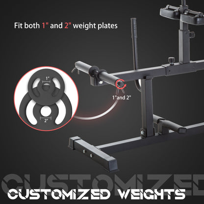 SPORTNOW Seated Leg Extension Machine, Adjustable Leg Raise Machine and Curl Machine with Plate Loaded for Hip, Lower Body and Home Gym Workout