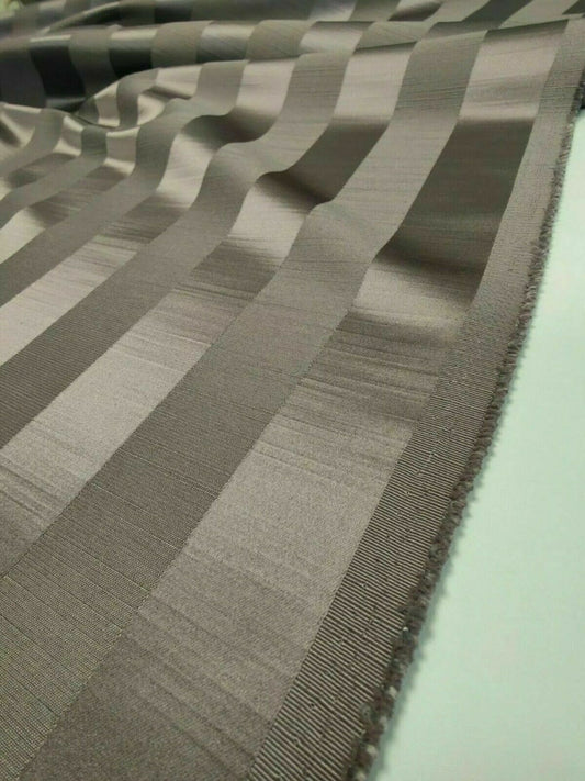 Porter & Stone Ascot Stripe Mauve Curtain Upholstery Fabric 2.4 Metres