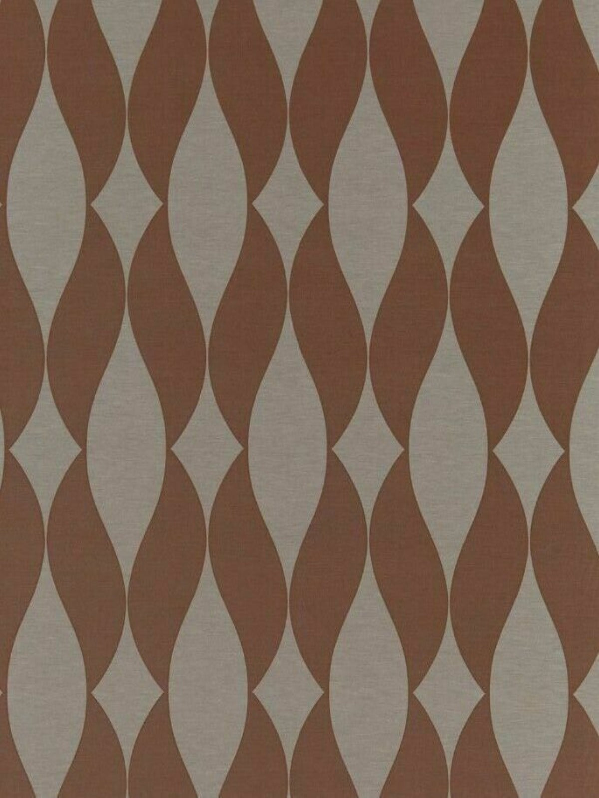 Harlequin Form Copper Neutral Curtain Fabric 4 Metres