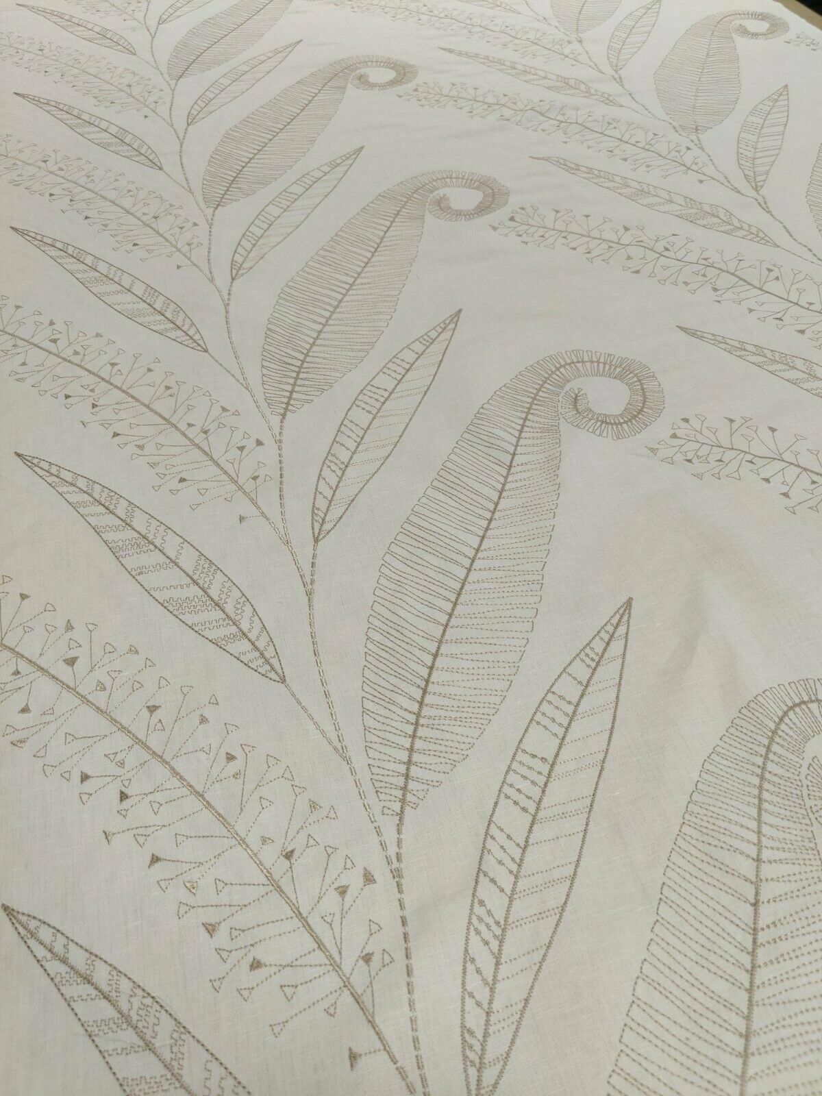 Harlequin Juniper Formosa Neutral/Silver Curtain Upholstery Fabric 2.2 Metres