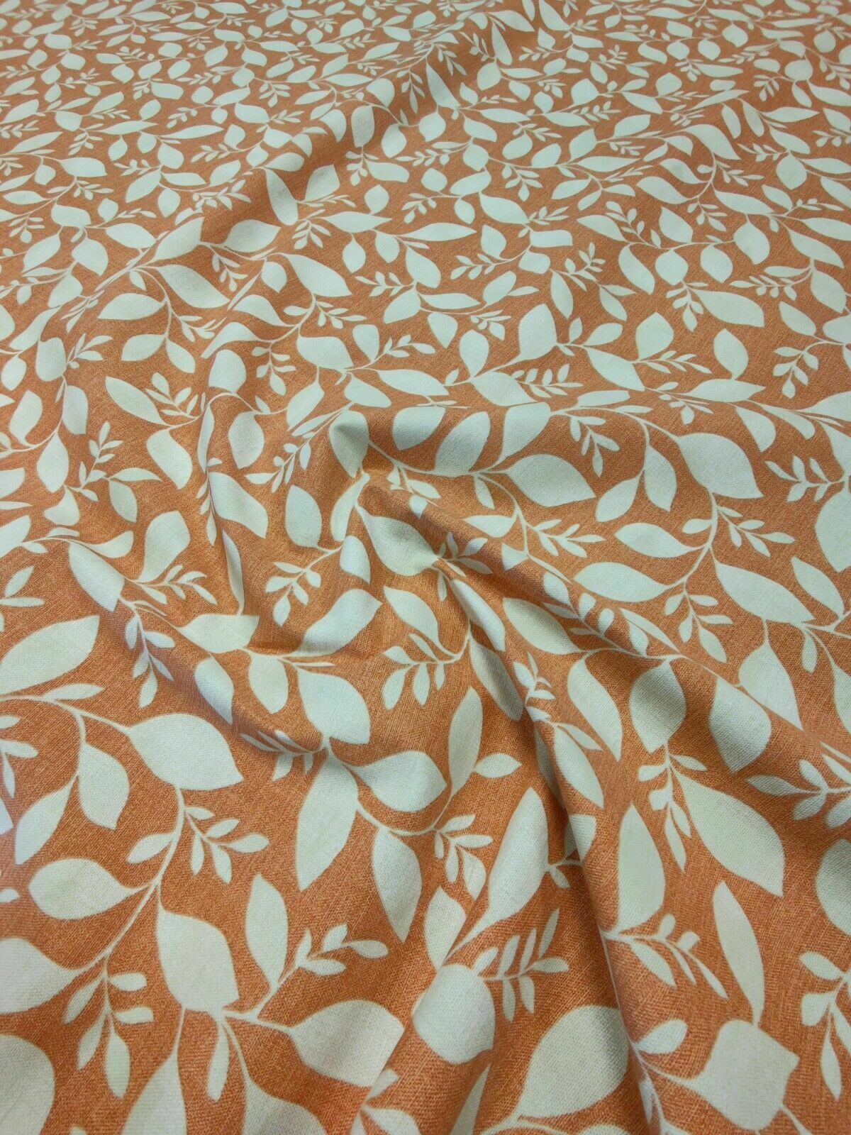 Fryetts Rene Burnt Orange Curtain Upholstery Fabric 1.5 Metres