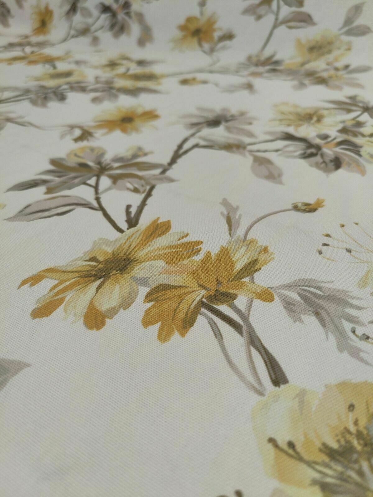 Edinburgh Weavers Chatsworth Lemon Curtain Upholstery Fabric By The Metre