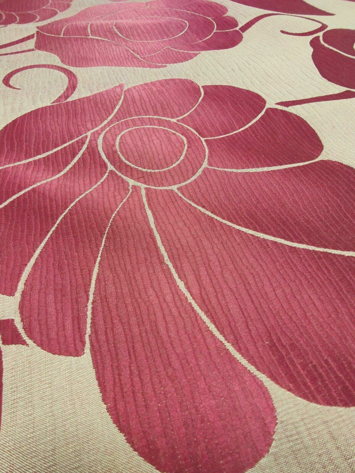 Harlequin Empathy Fuschia Floral Curtain Upholstery Fabric By The Metre