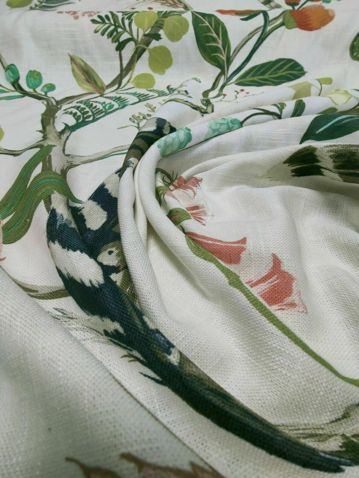 Edinburgh Weavers Prunella Sage Curtain Upholstery Fabric 3 Metres