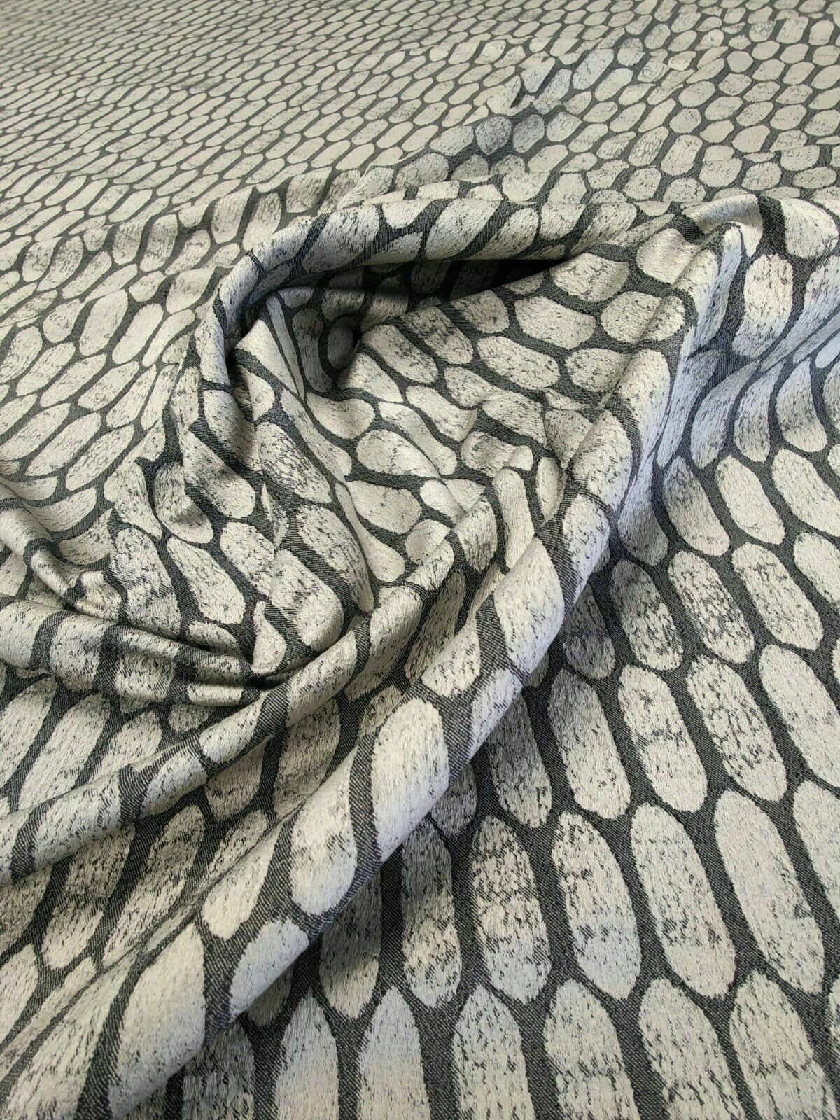 Fryetts Manhattan Pewter Curtain Upholstery Fabric 1.8 Metres