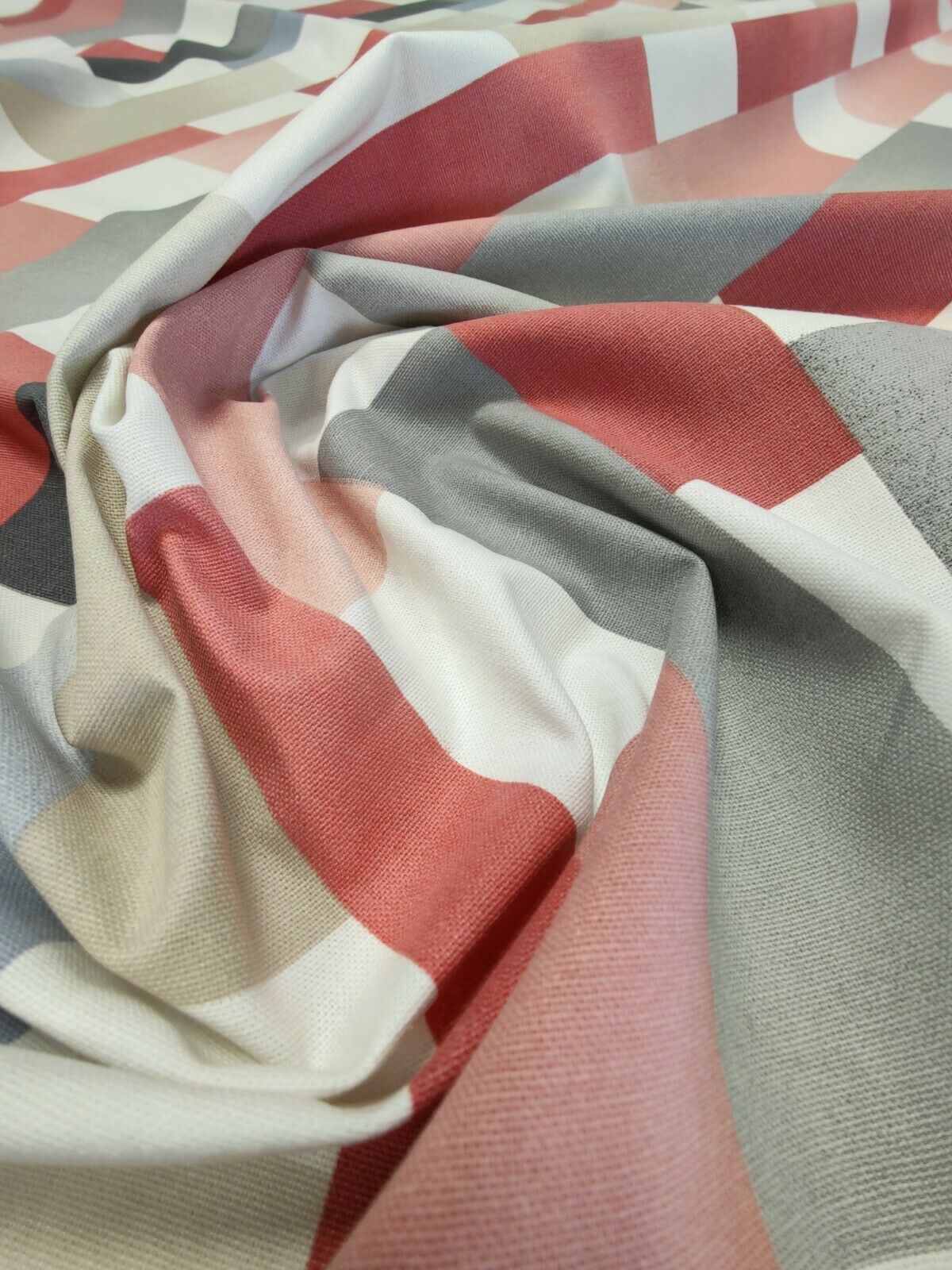 Fryetts Imola Cranberry Curtain Upholstery Fabric 1.5 Metres