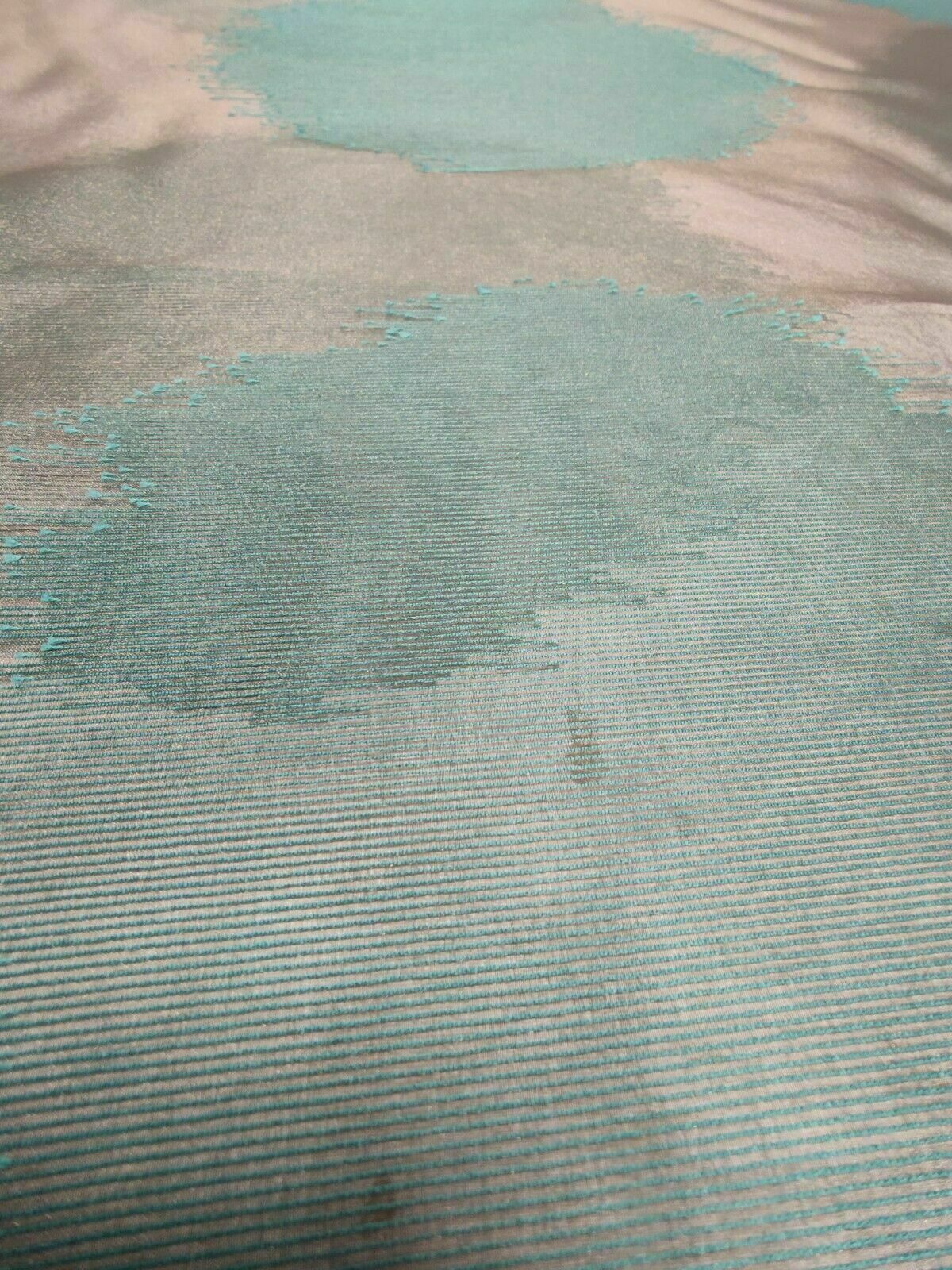 Harlequin Momentum Sheers Dot Teal Weighted Voile Curtain Fabric Per Metre