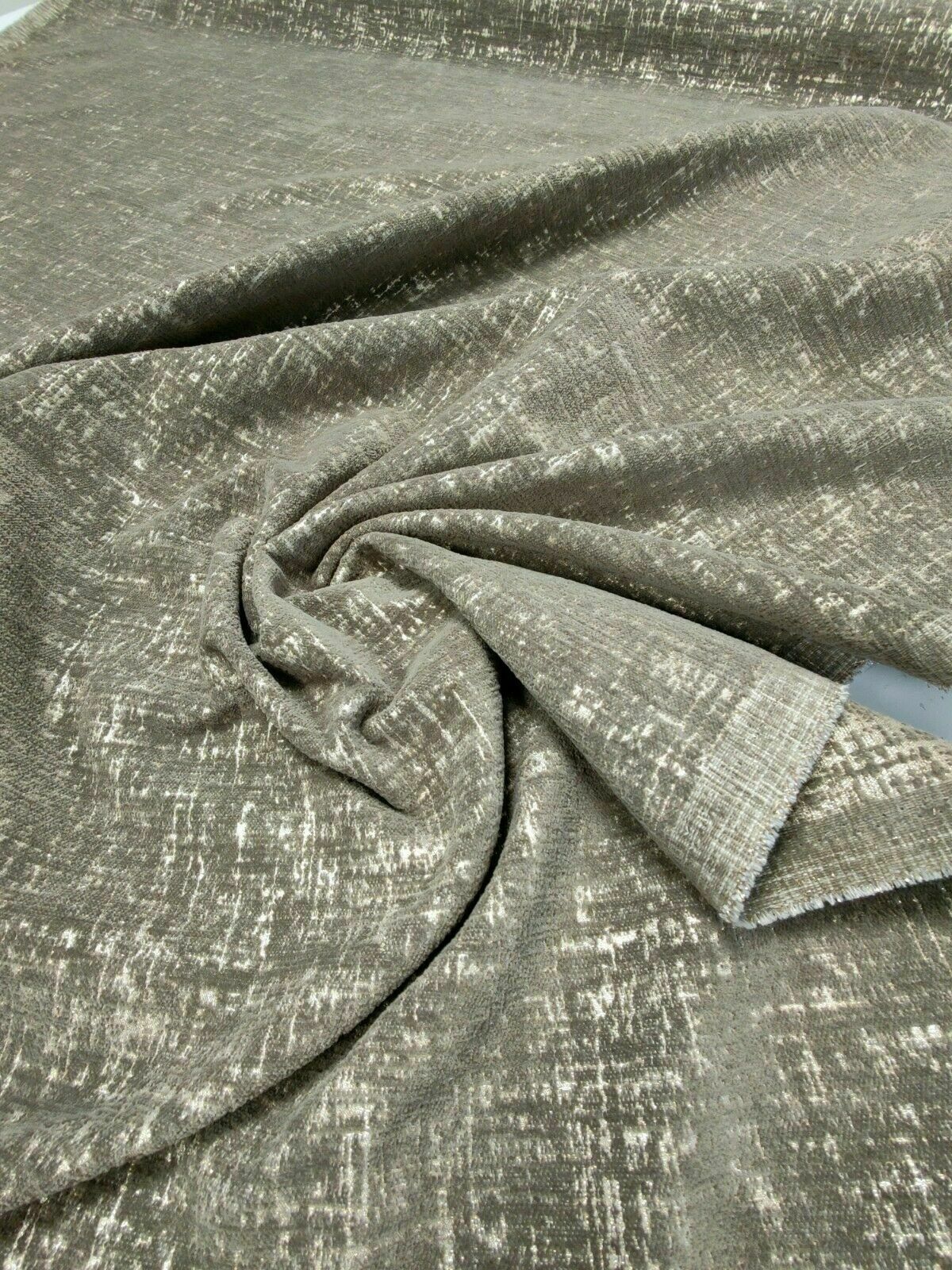Porter & Stone Zonda FR Sand Curtain Upholstery Fabric 1.5 Metres