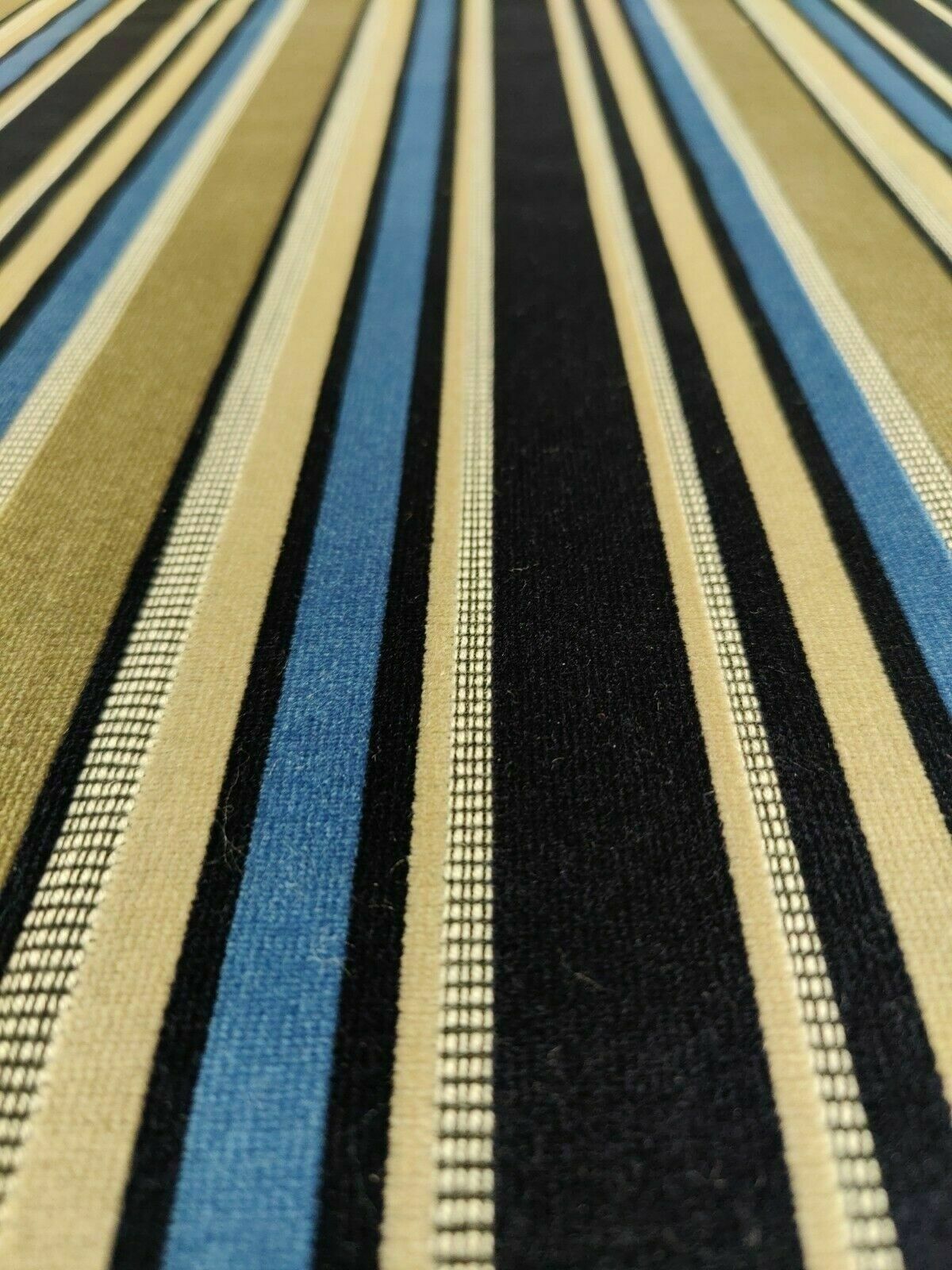 Panaz Ravello Navy/Mocha Upholstery Fabric 1.7 Metres