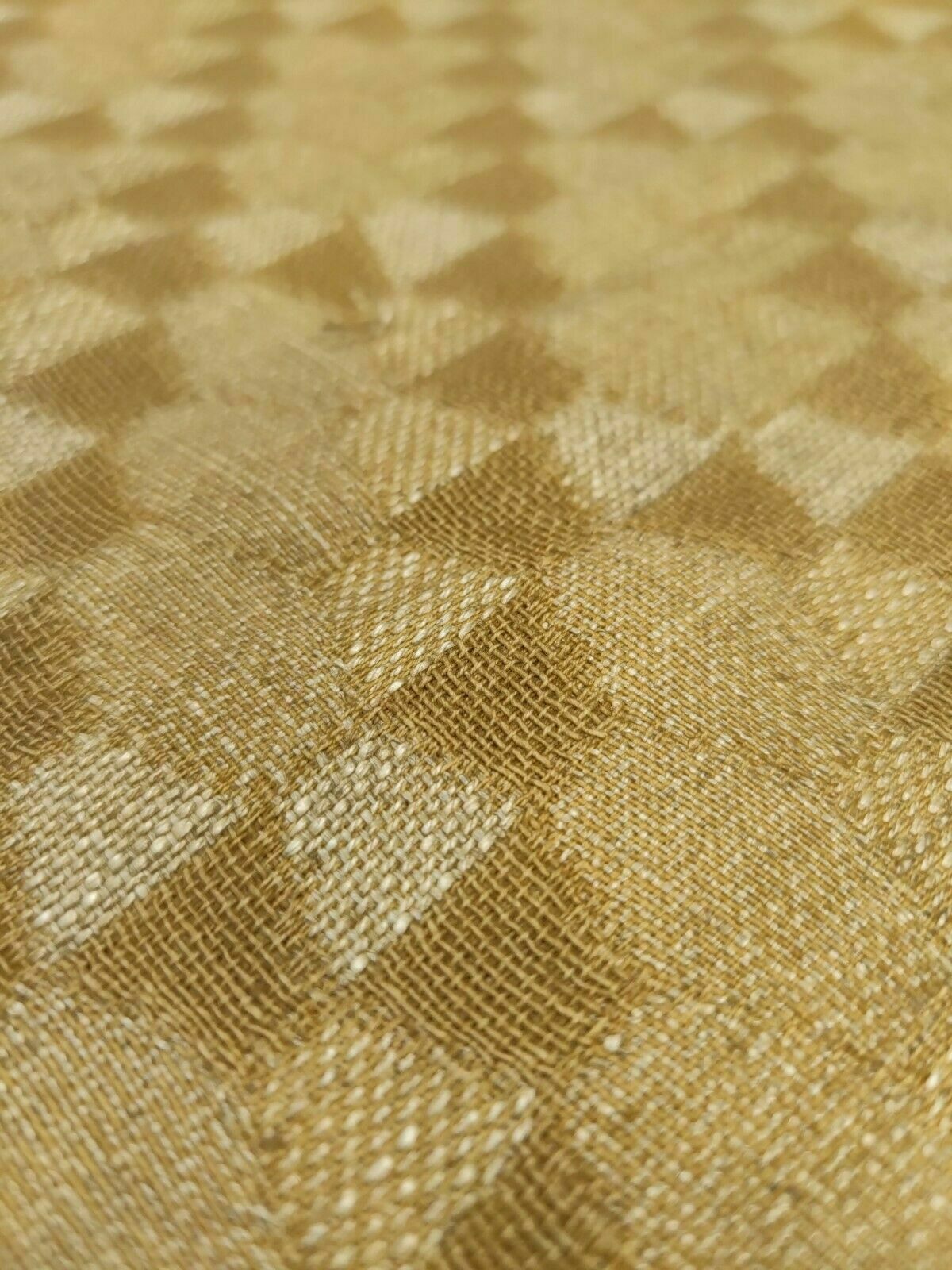 Sanderson Kerry Golden Curtain Upholstery Fabric - Premium Quality, By the Metre