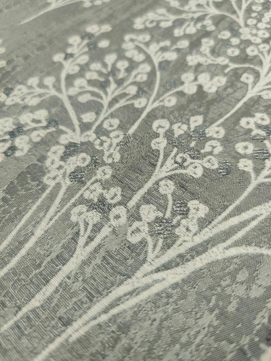 Fryetts Chantilly Grey Curtain Upholstery Fabric 3 Metres