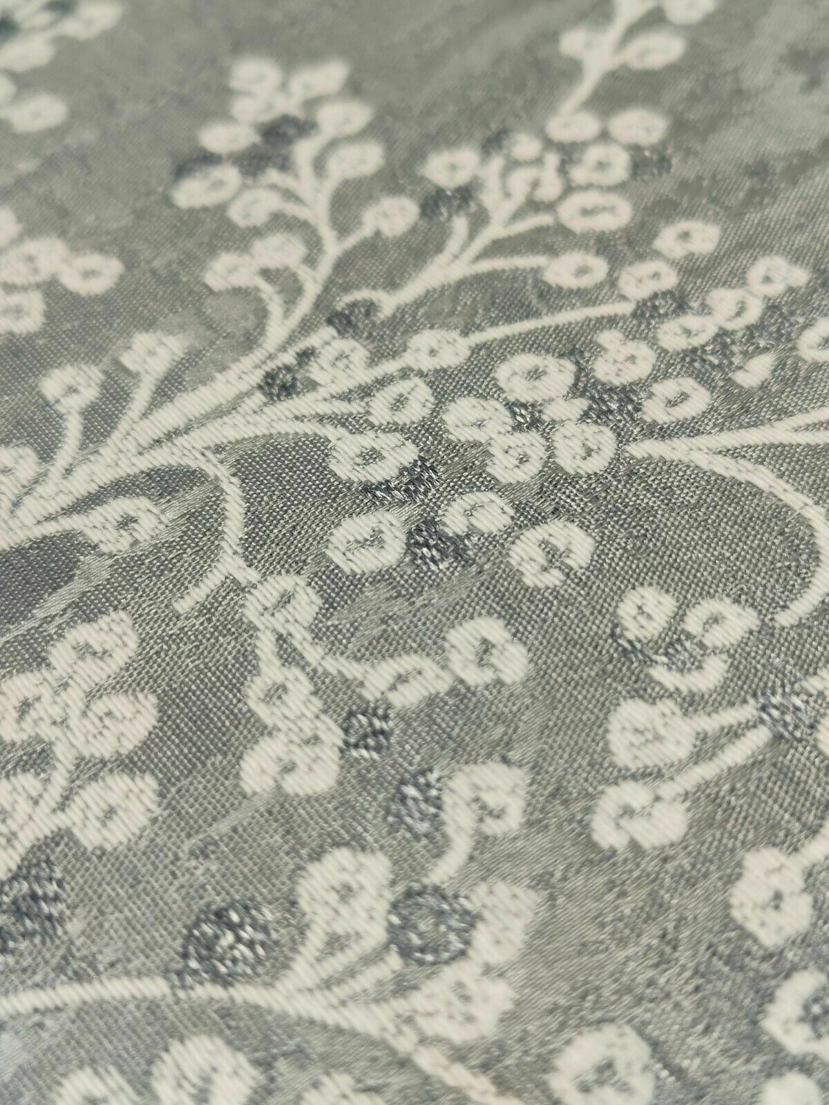 Fryetts Chantilly Grey Curtain Upholstery Fabric 3 Metres