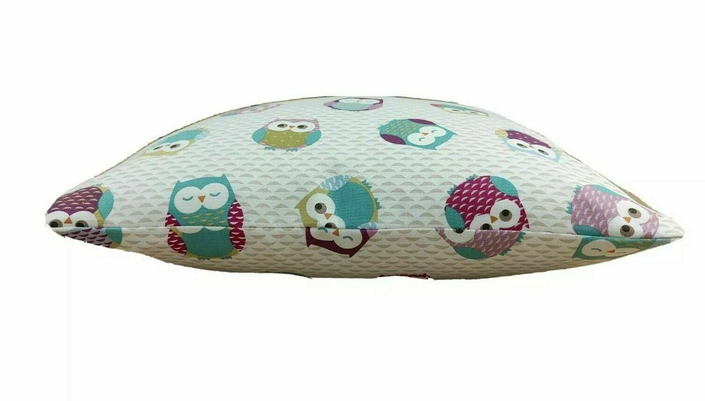 Fryetts Owls Multi 18" / 45cm Cushion Cover