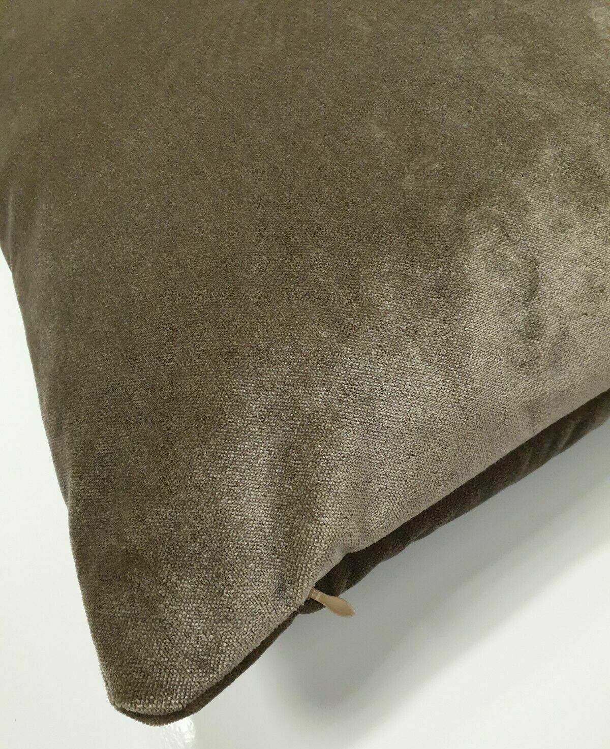 Linwood Omega Brown Velvet 18" / 45cm Cushion Cover
