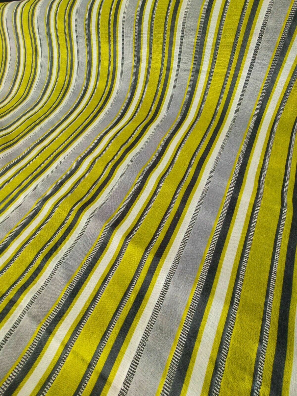Panaz Ravello Citrus/Charcoal Upholstery Fabric Per Metre