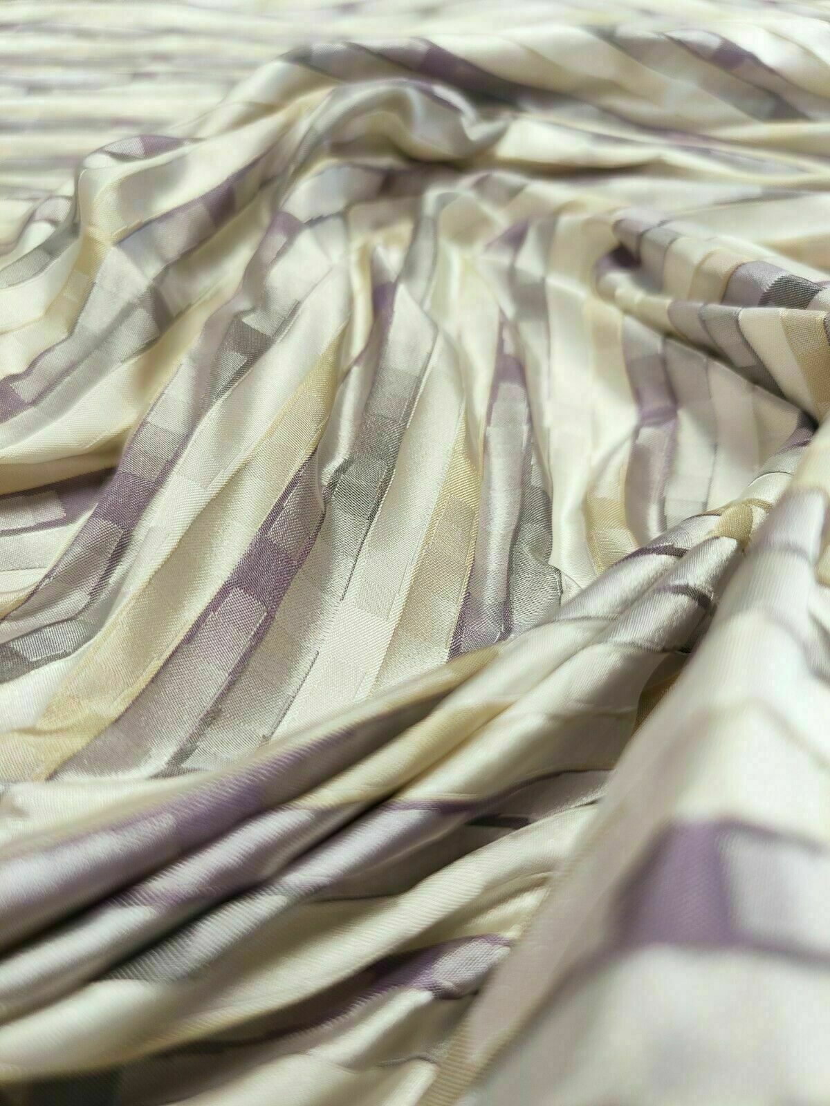 Harlequin Element Mauve/Slate Curtain Fabric By The Metre