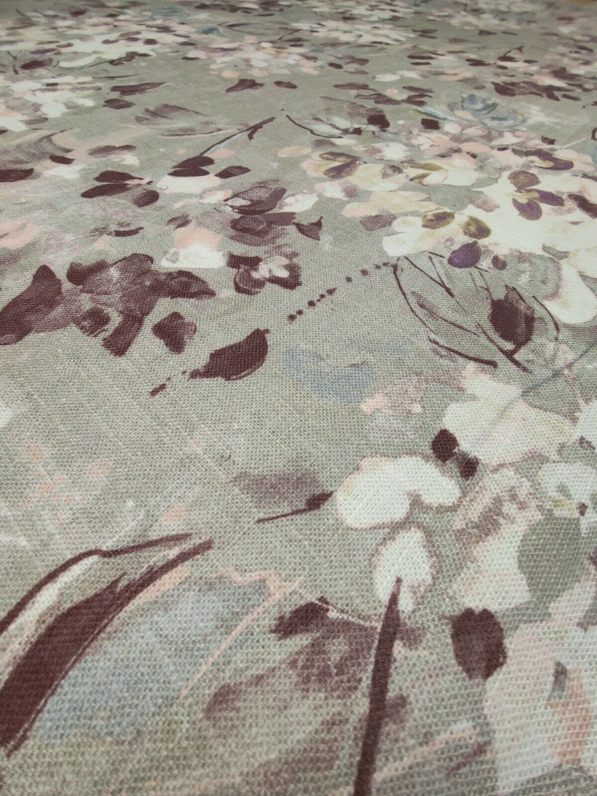 Edinburgh Weavers Ortenisa Purple Curtain Fabric Per Metre