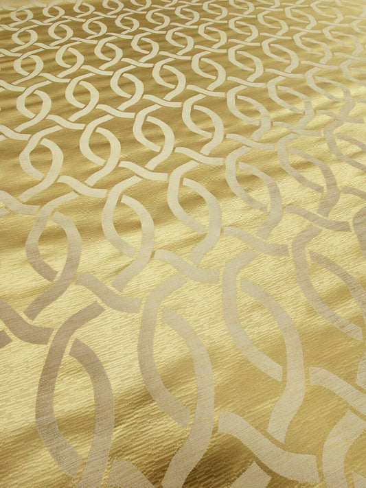 Ashley Wilde Breuer Ochre Gold Upholstery Fabric 4 Metres