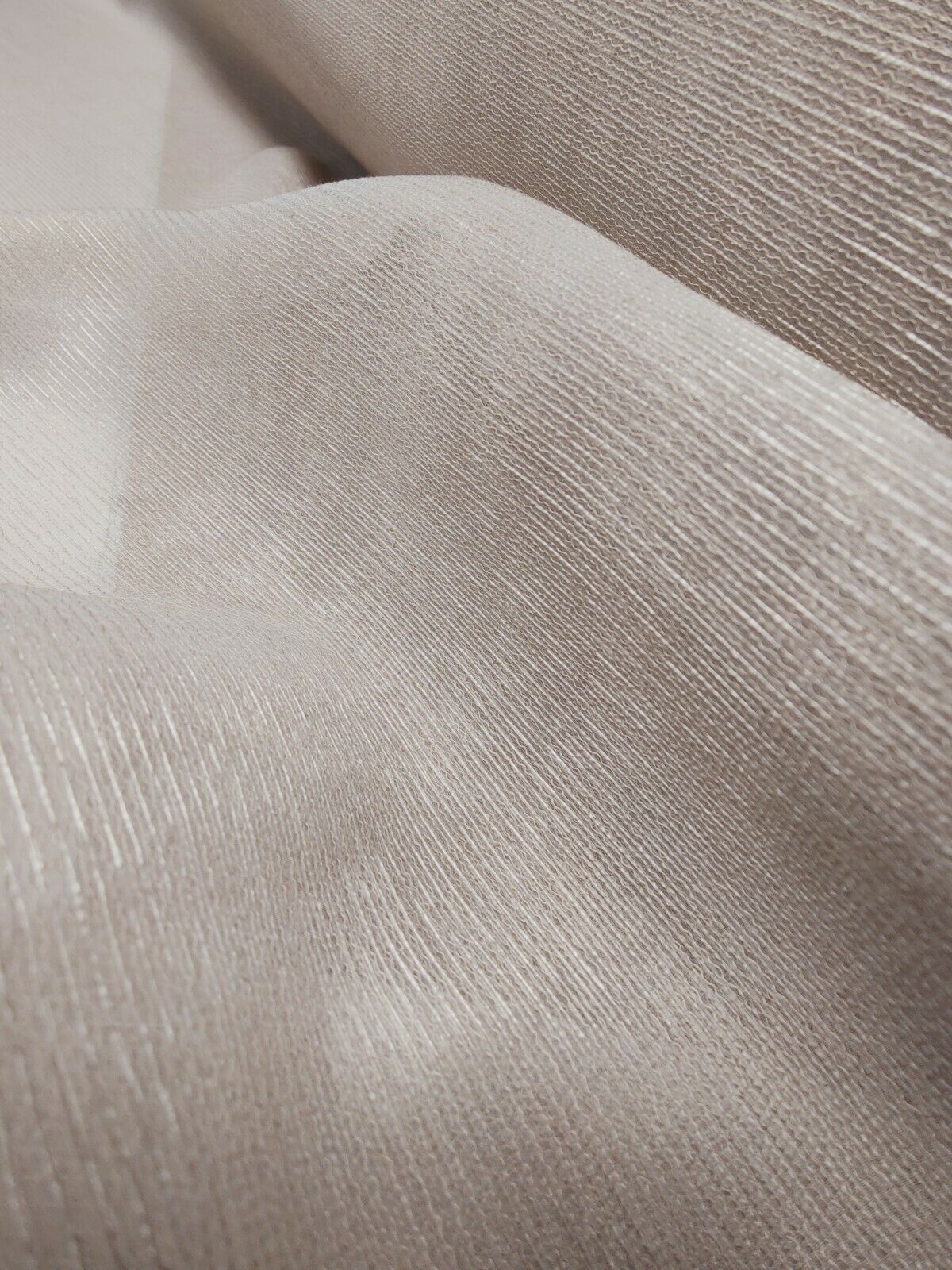 Dina Vanelli Crystal Oyster Striped Voile Per Metre